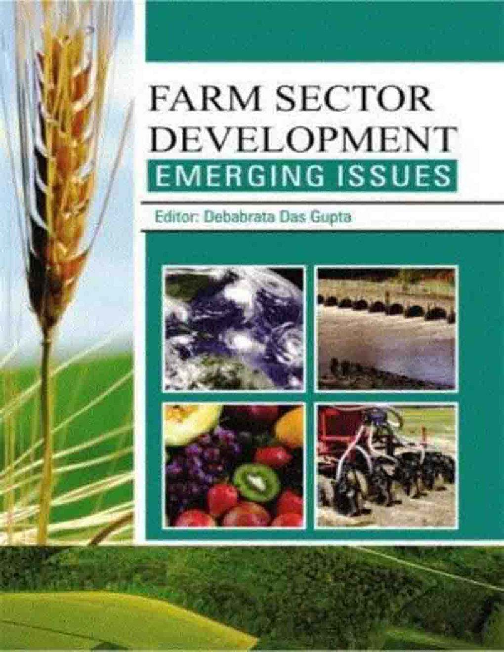 Farm Sectors Development : Emerging Issues - Page 1