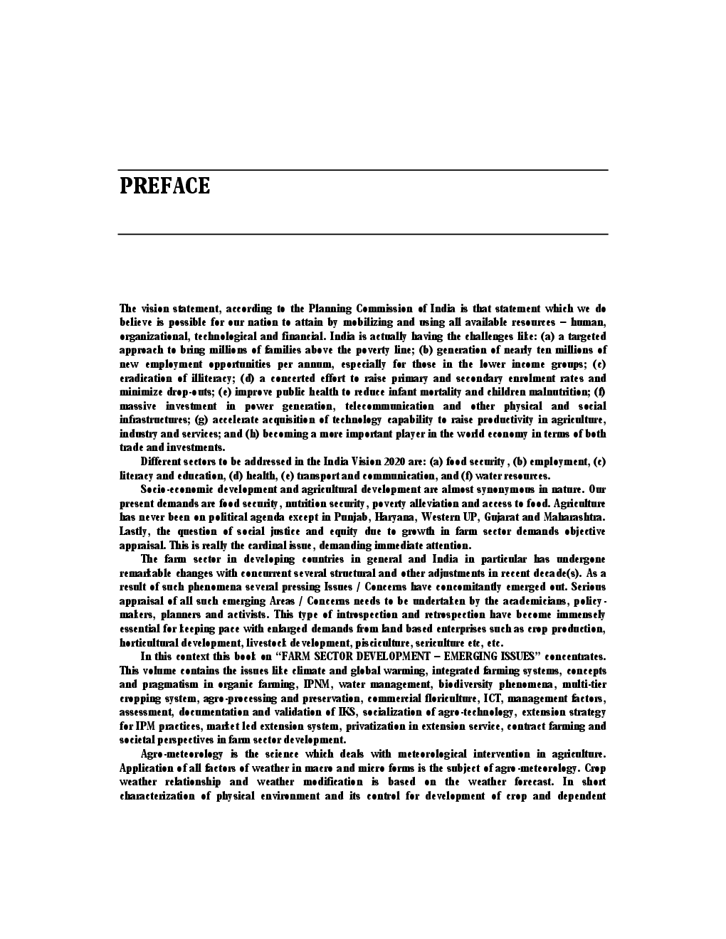 Farm Sectors Development : Emerging Issues - Page 4