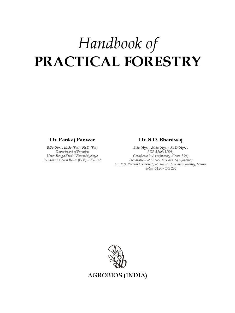 Handbook of Practical Forestry - Page 2