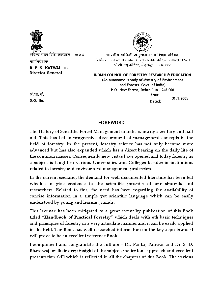 Handbook of Practical Forestry - Page 4