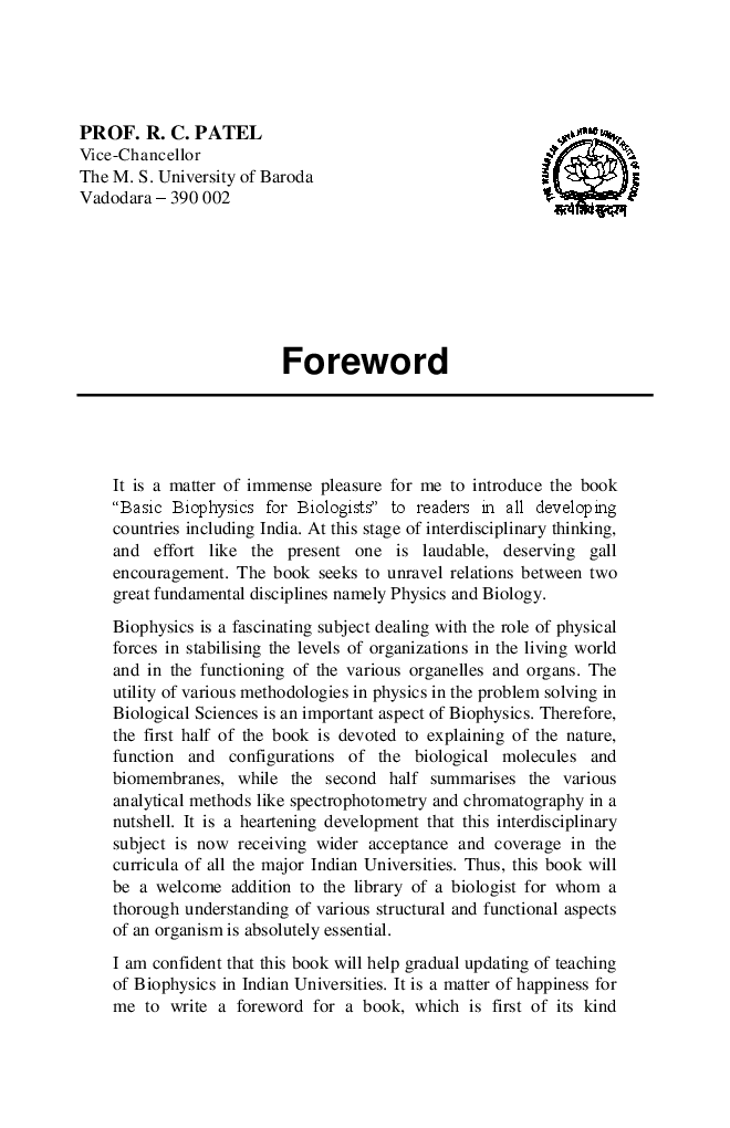 Basic Biophysics for Biologist - Page 4