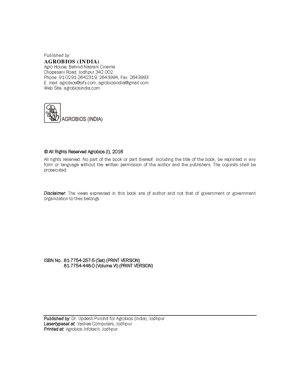 Advances in Seed Science and Technology Volume 6 : Fruit Seed Production - Page 5