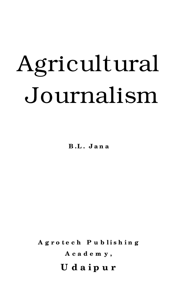 Agricultural Journalism - Page 2