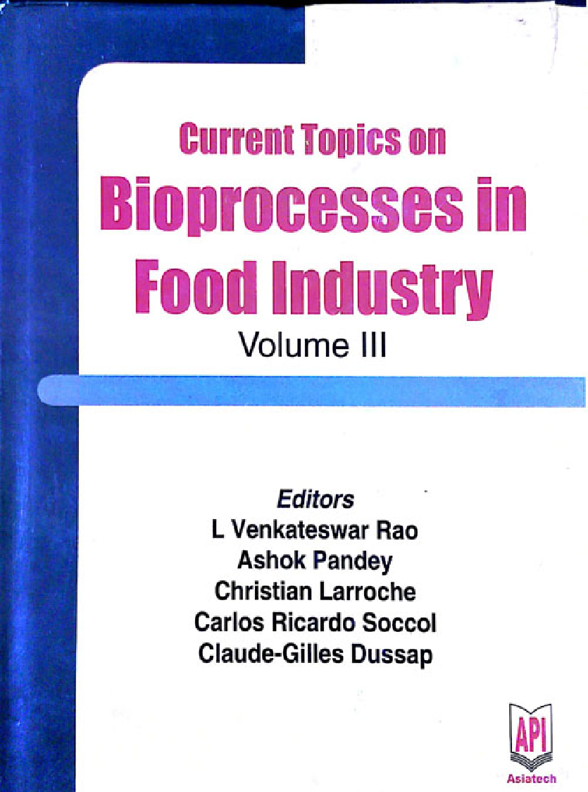 Bioprocesses in Food Industry Volume III - Page 1