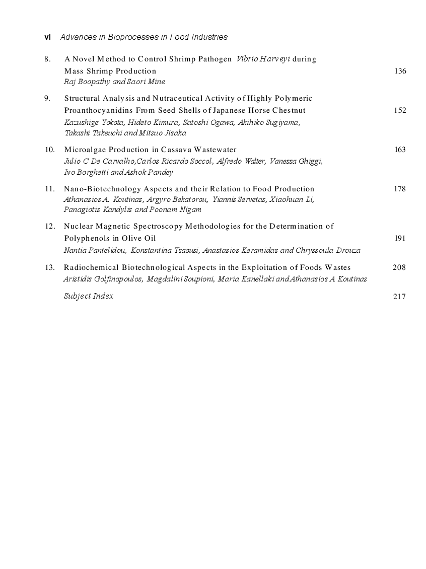 Bioprocesses in Food Industry Volume IV - Page 5