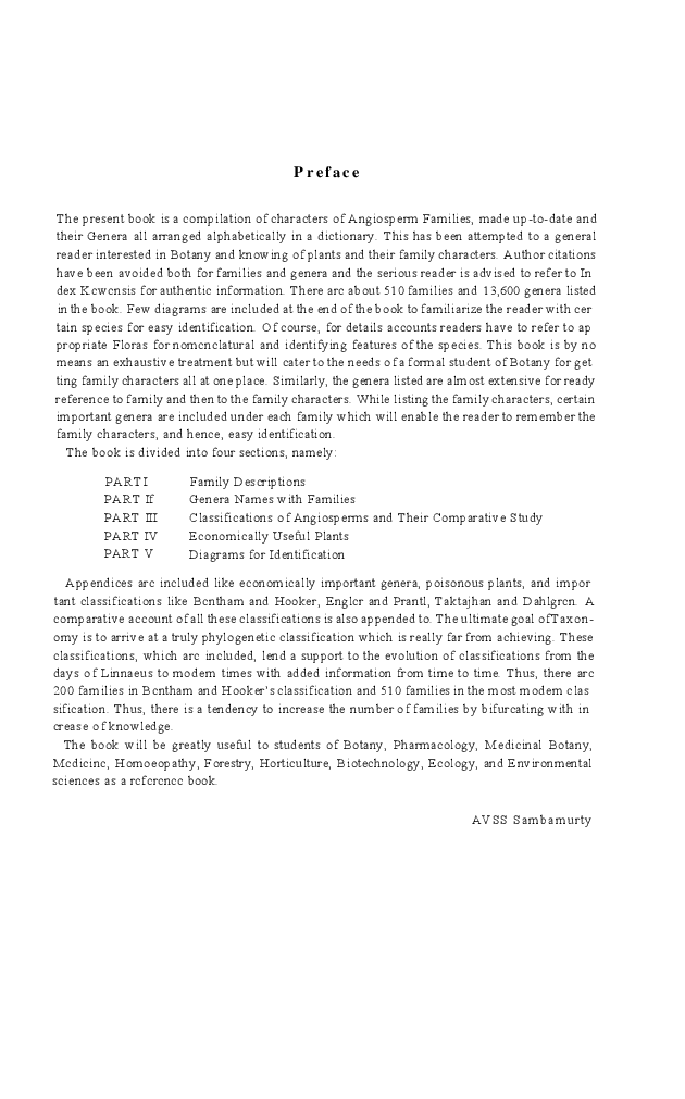 Dictionary of Angiosperm Families and their Generation - Page 5