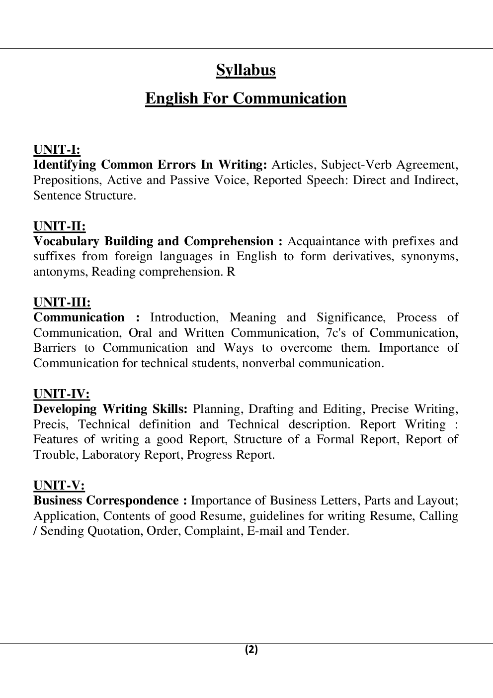 English For Communication For RGPV B.E. 1st Sem & 2nd Sem - Page 3