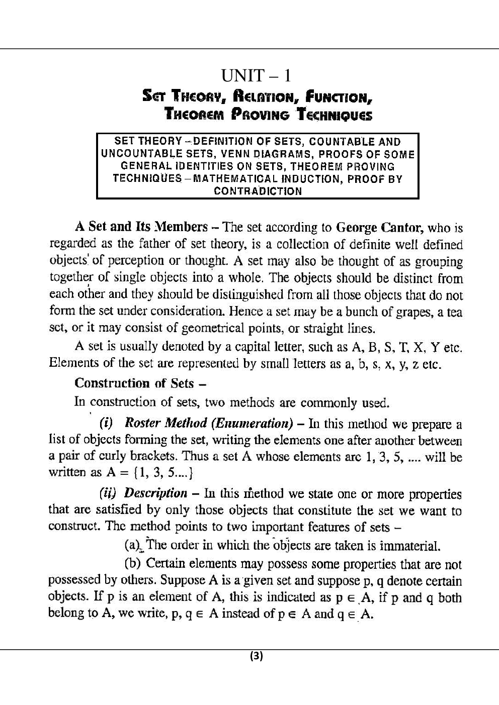Discrete Structure For RGPV B.E. 3rd Sem Computer Science Engineering - Page 4