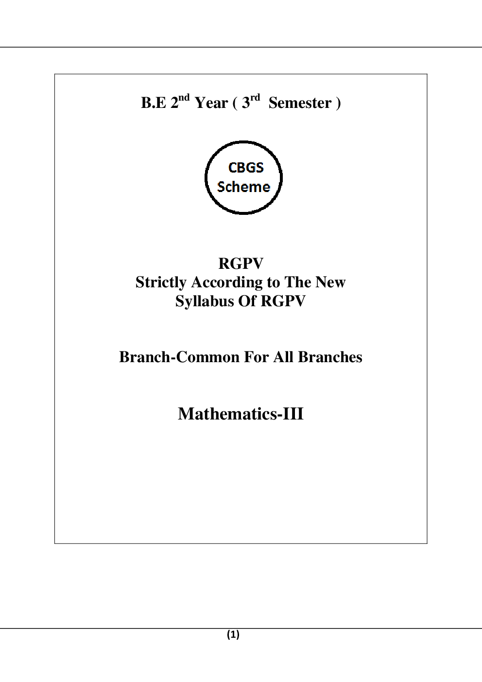 Mathematics-III For RGPV B.E. 3rd Sem Computer Science Engineering - Page 2