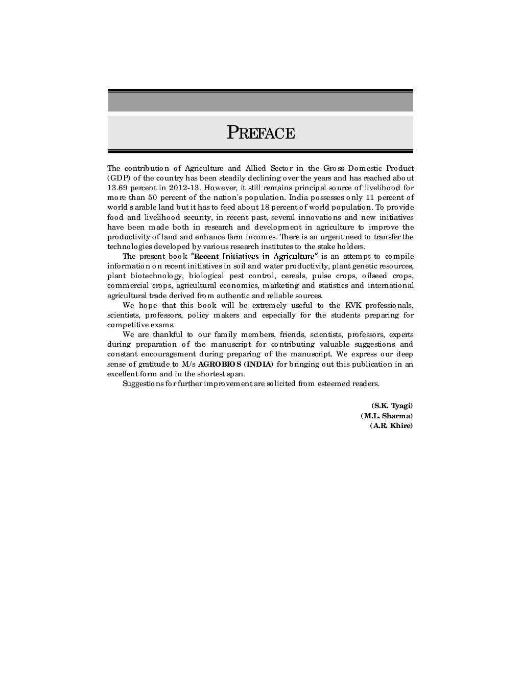 Recent Initiatives In Agriculture - Page 4