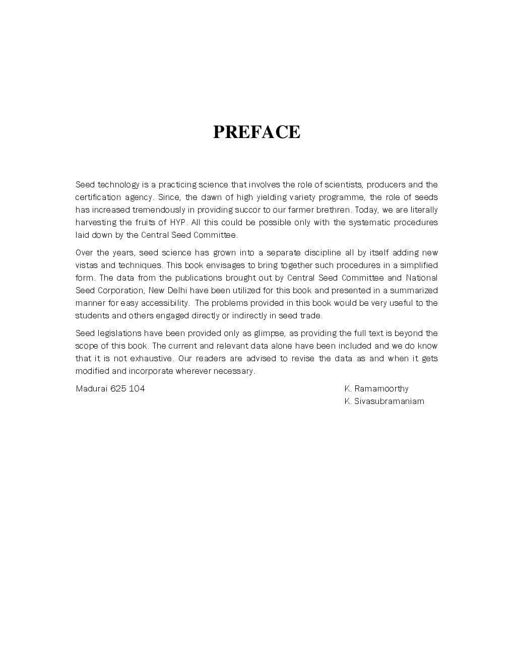 Seed Technology : Ready Reckoner - Page 4