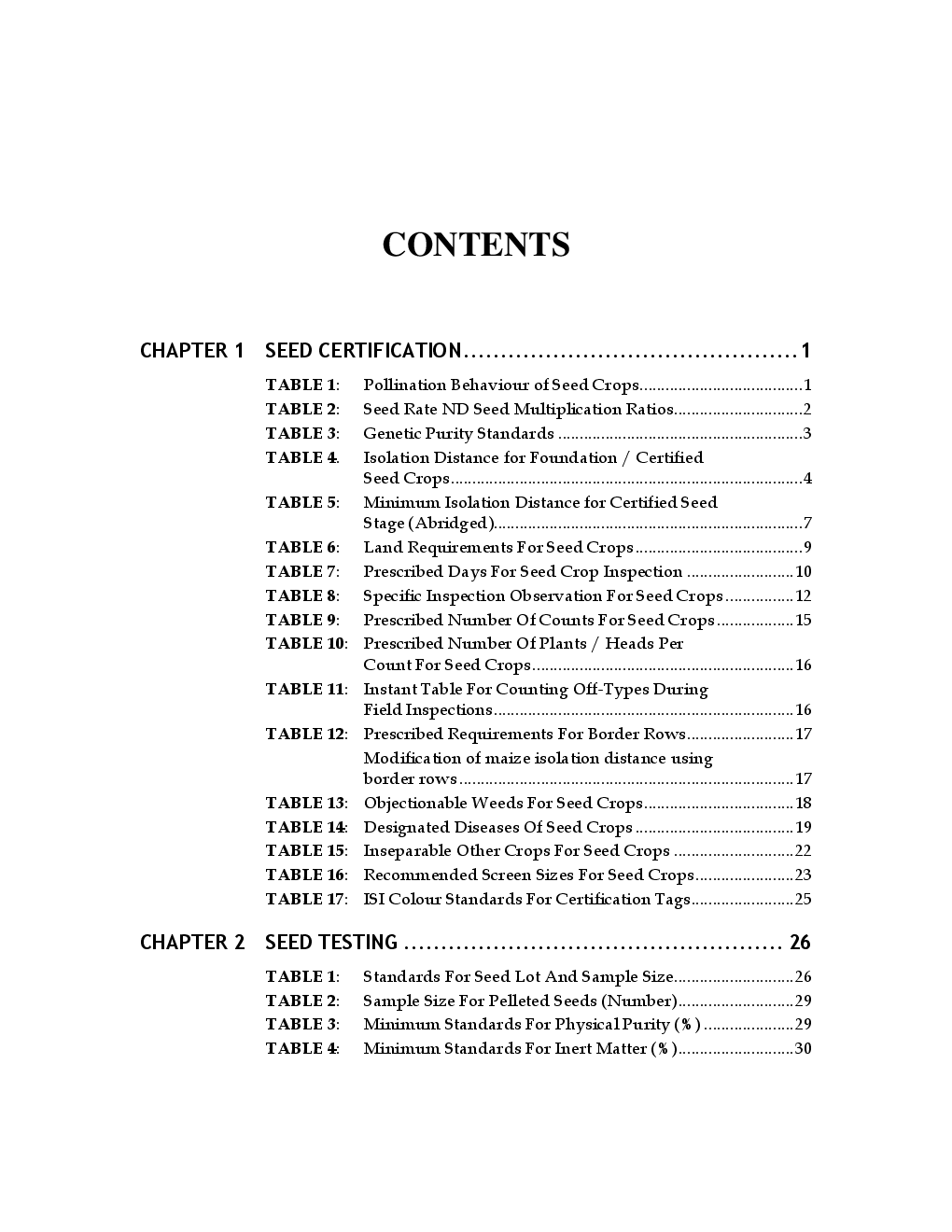 Seed Technology : Ready Reckoner - Page 5