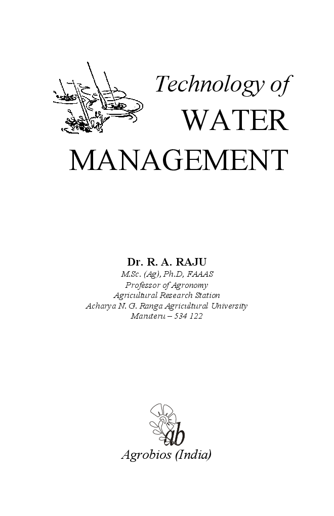 Technology of Water Management - Page 2