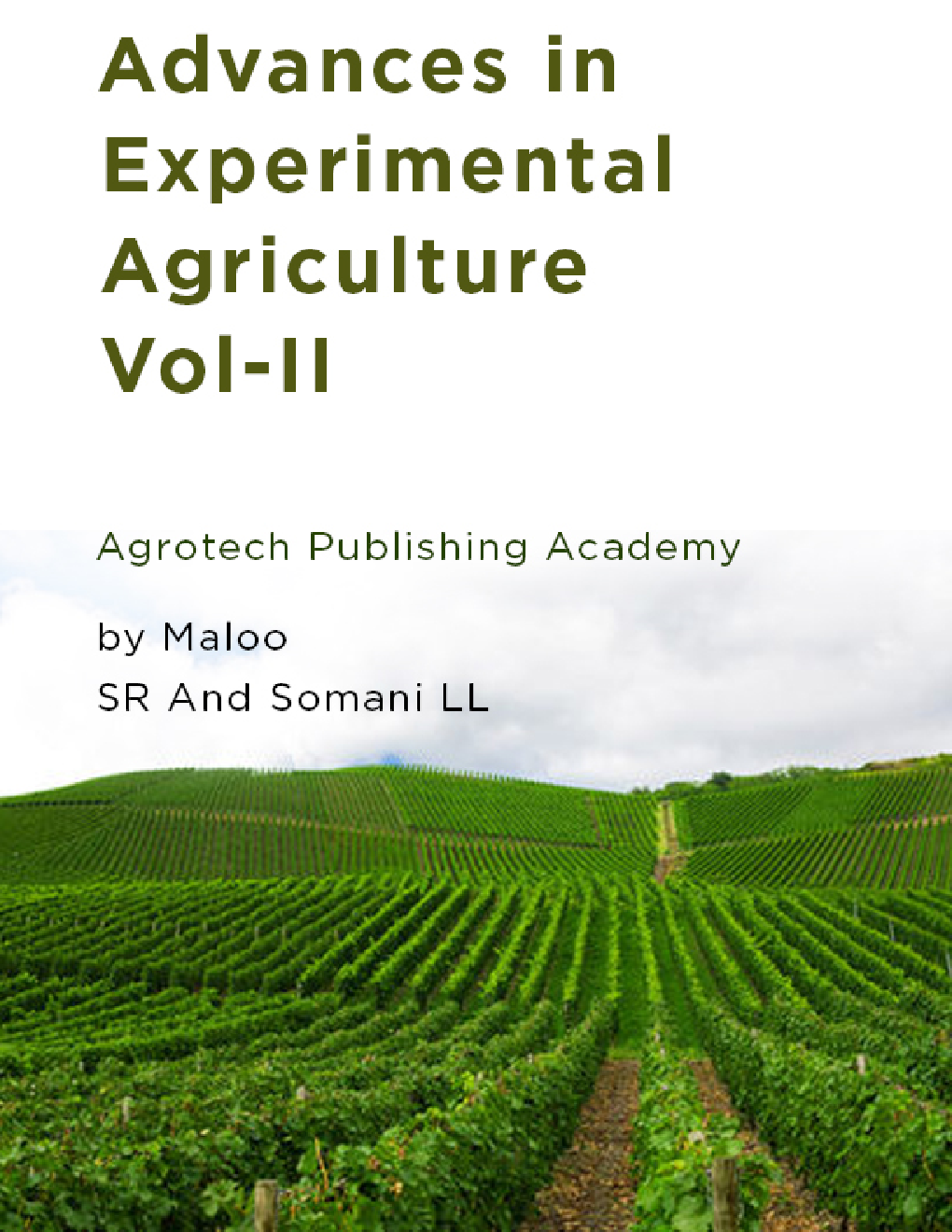 Advances in Experimental Agriculture Vol-II - Page 1