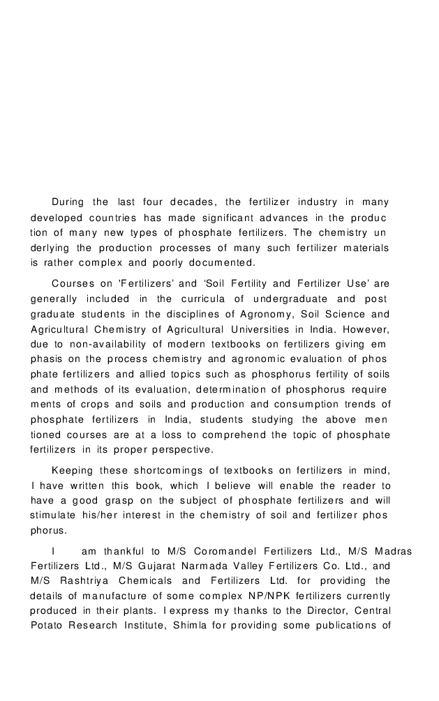 Chemistry and Agronomic Evaluation of Phosphatic Fertilisers - Page 2