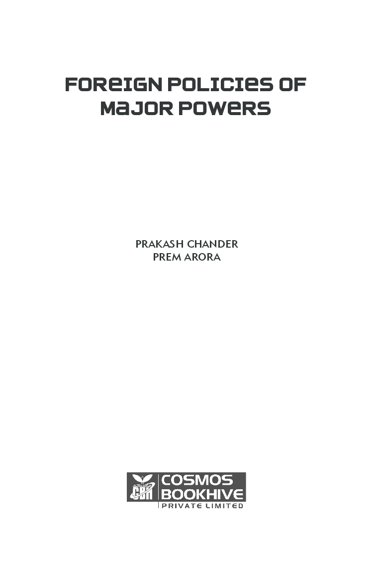 Foreign Policy Of Major Powers (ICS And IAS Main Exam) - Page 2
