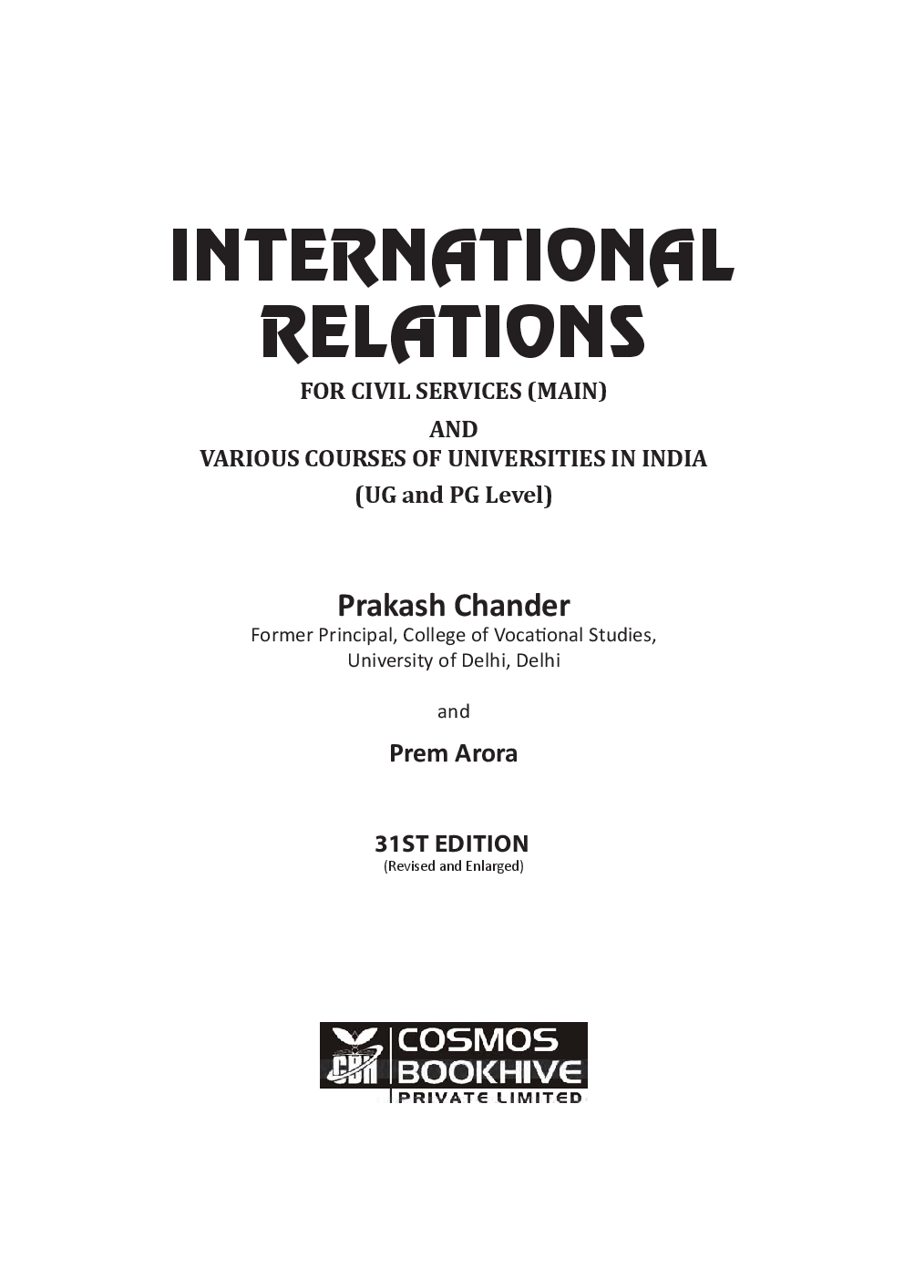 Comparative Politics And International Relations For ICS Main Exam - Page 2