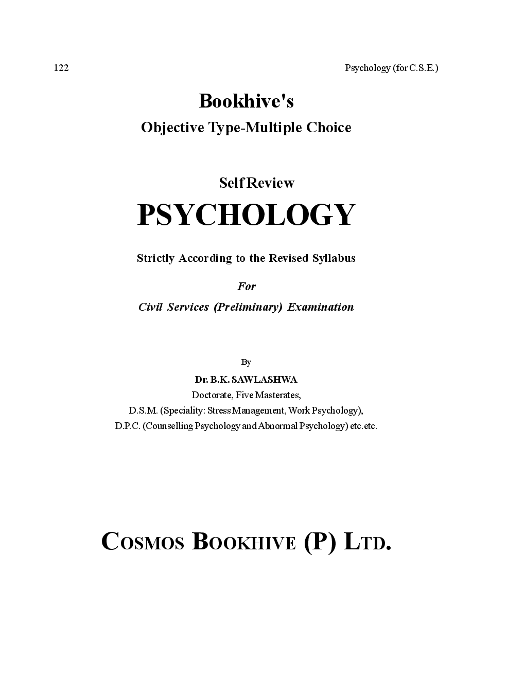 Psychology For Civil Services Preliminary Exam - Page 2