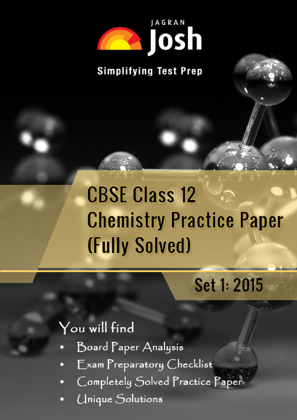 CBSE Class 12th Solved Chemistry Practice Paper 2015 (Set-I) - Page 1