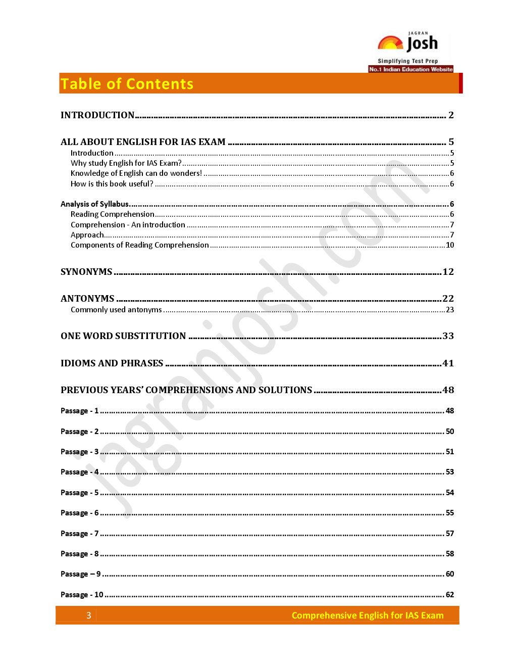 Comprehensive English for IAS Exam - Page 3