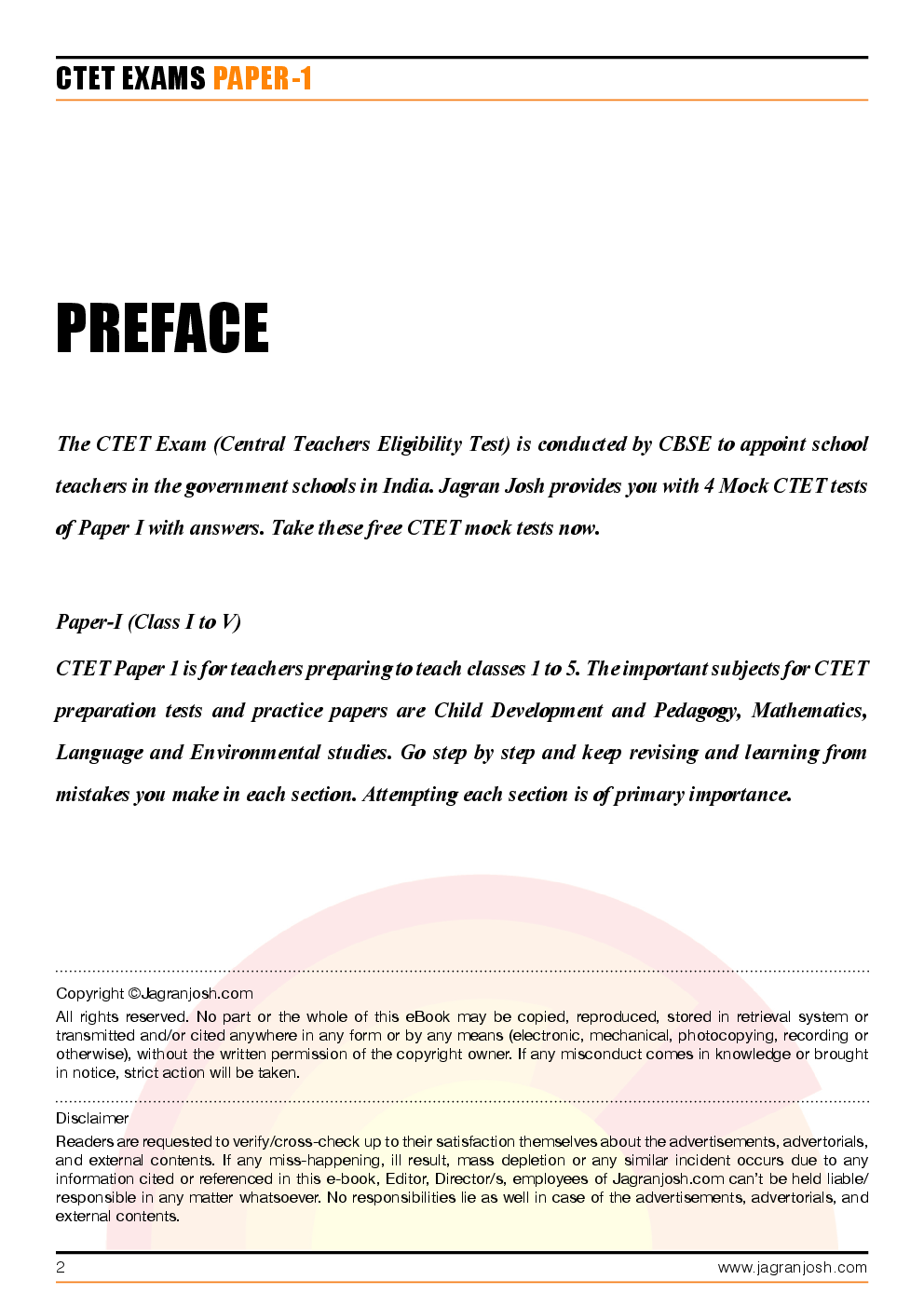 CTET Paper-1 Solved Questions and Answers - Page 2