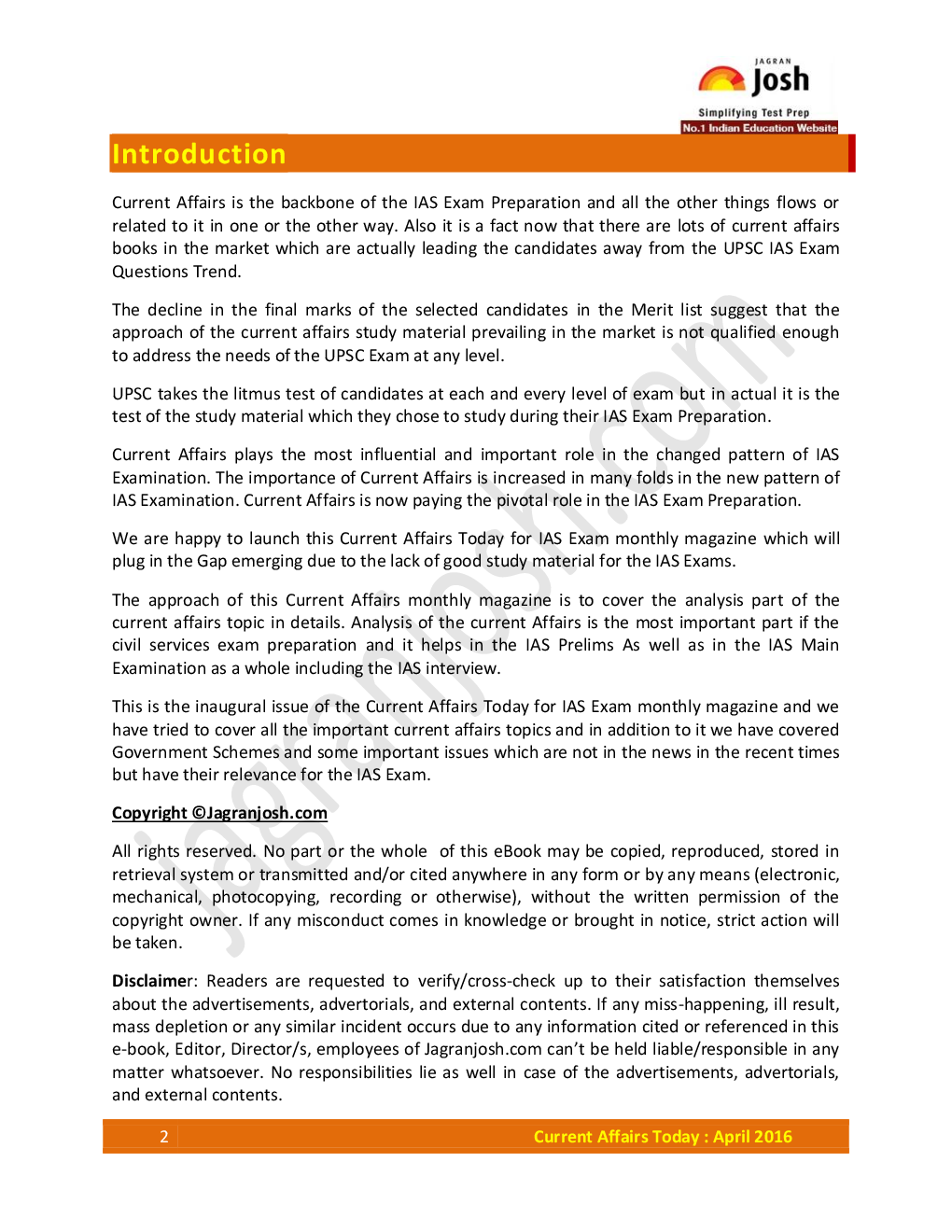 Current Analysis for IAS Exam - Page 2