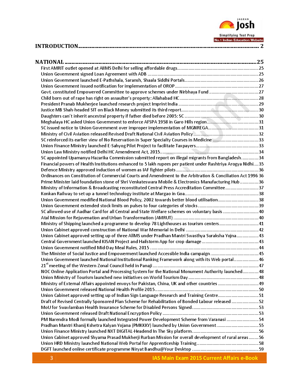 IAS Main Exam 2015 Current Affairs - Page 3