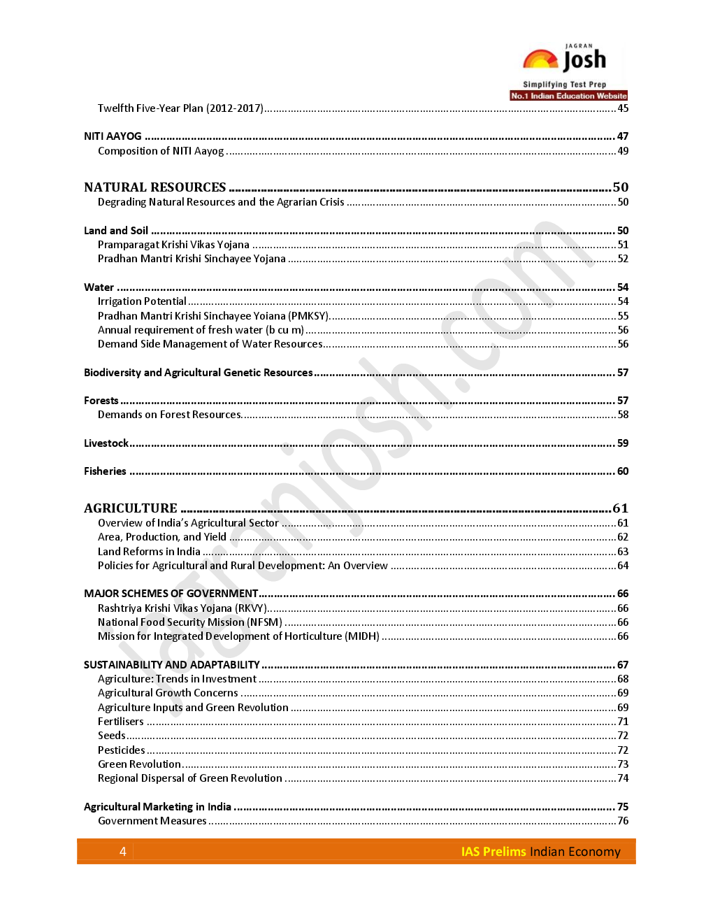IAS Prelims 2015 Indian Economy - Page 4