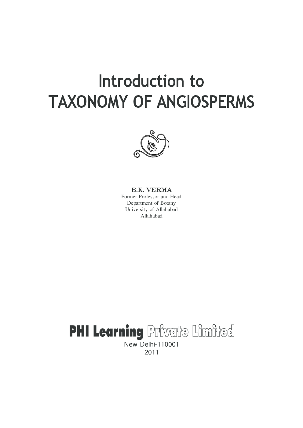 Introduction To Taxonomy Of Angiosperms - Page 2