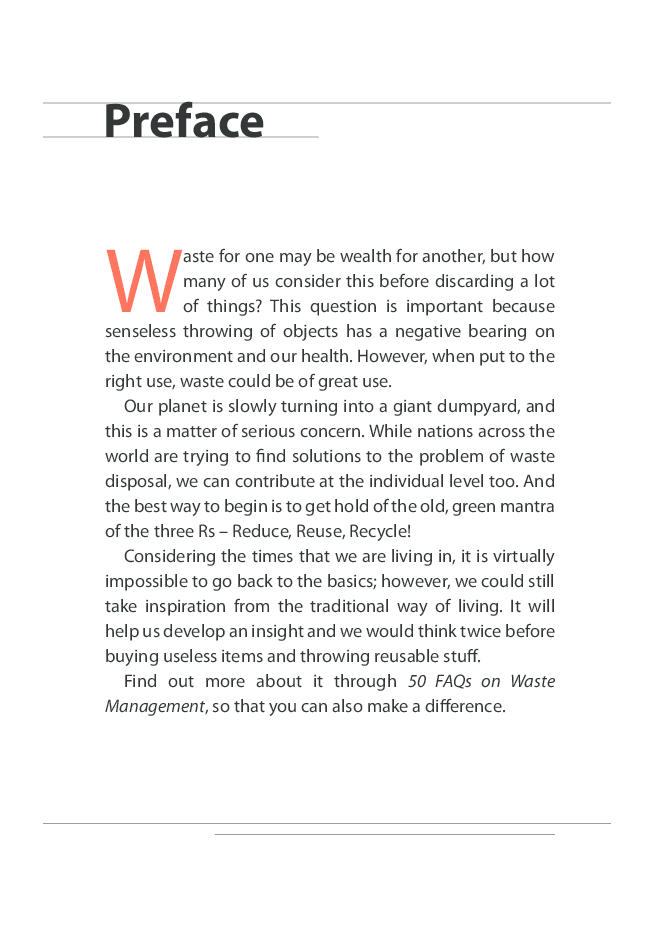 50 FAQs on Waste Management : know all about waste management and do your bit to limit the waste on earth - Page 5