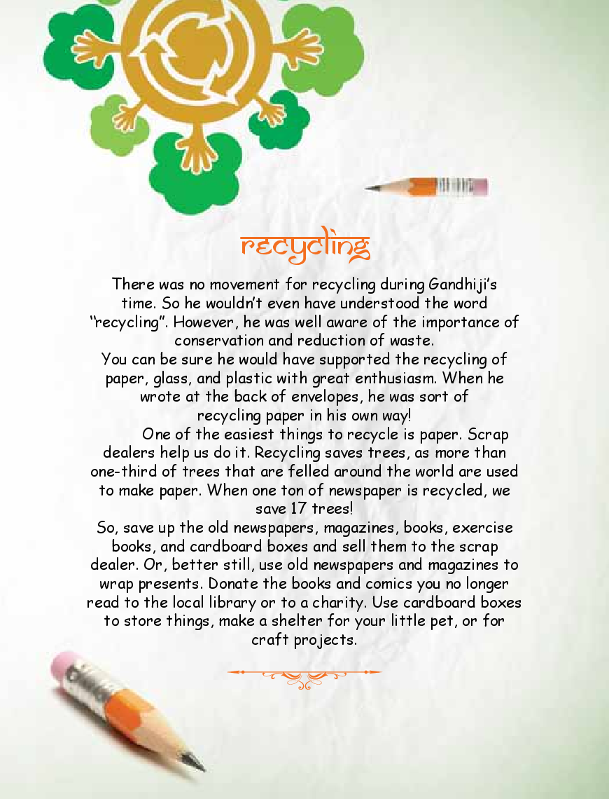 Caring for Nature : Bapu and the missing blue pencil (An inspiring story about wisely using our resources) - Page 5