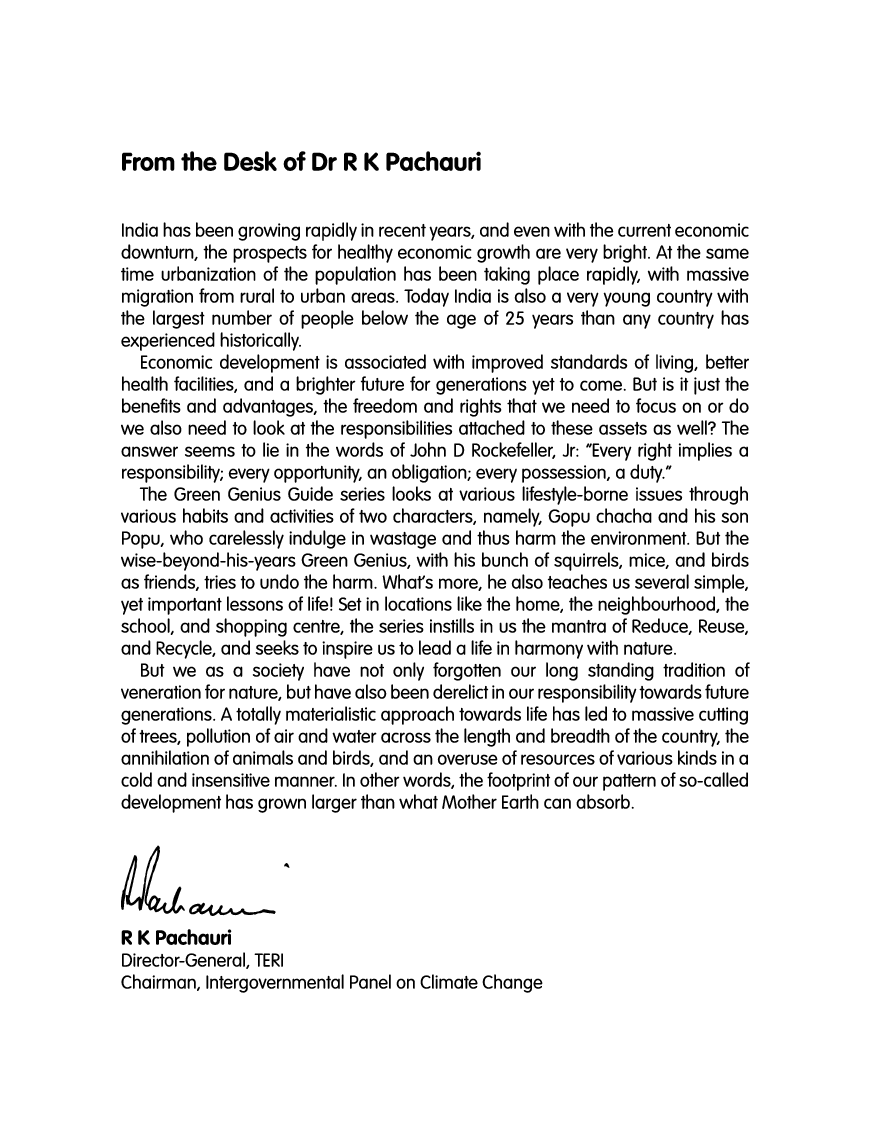 Green your life : Green your neighbourhood (An illustrated book for future green geniuses) - Page 2