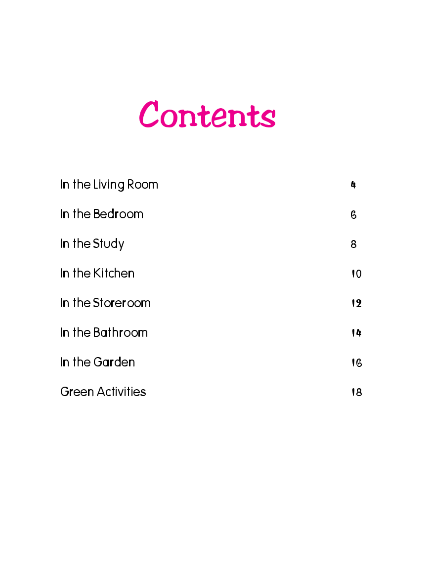 Green your life : Green your home (An illustrated book for future green geniuses) - Page 5