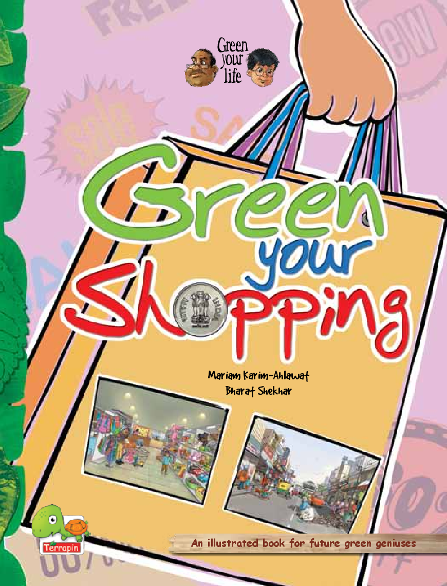 Green your life : Green your shopping (An illustrated book for future green geniuses) - Page 1