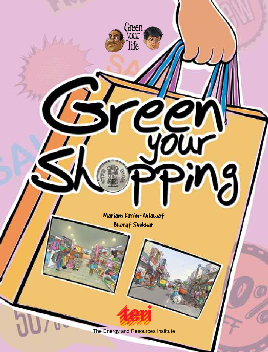 Green your life : Green your shopping (An illustrated book for future green geniuses) - Page 3