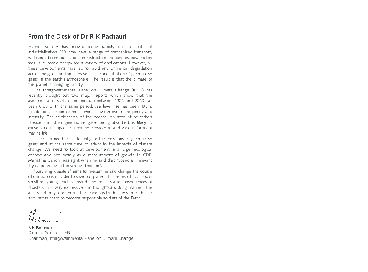 Surviving Disasters : Indrani’s Adventures in Plunder Land (The Story of Earth’s Contamination) - Page 2