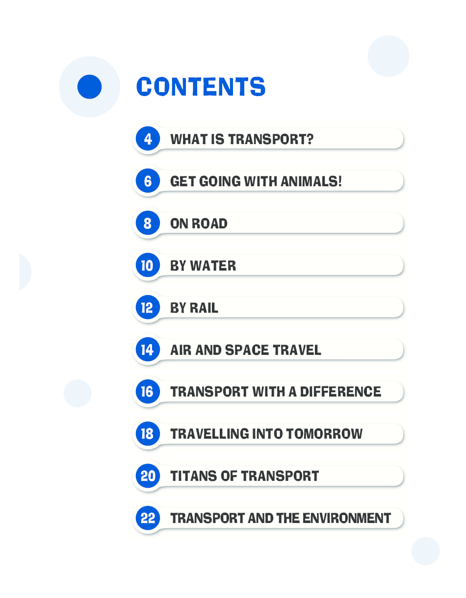 The Story of Transport (Walk, cycle, carpool. Harness the power of smart, green travel!) - Page 5