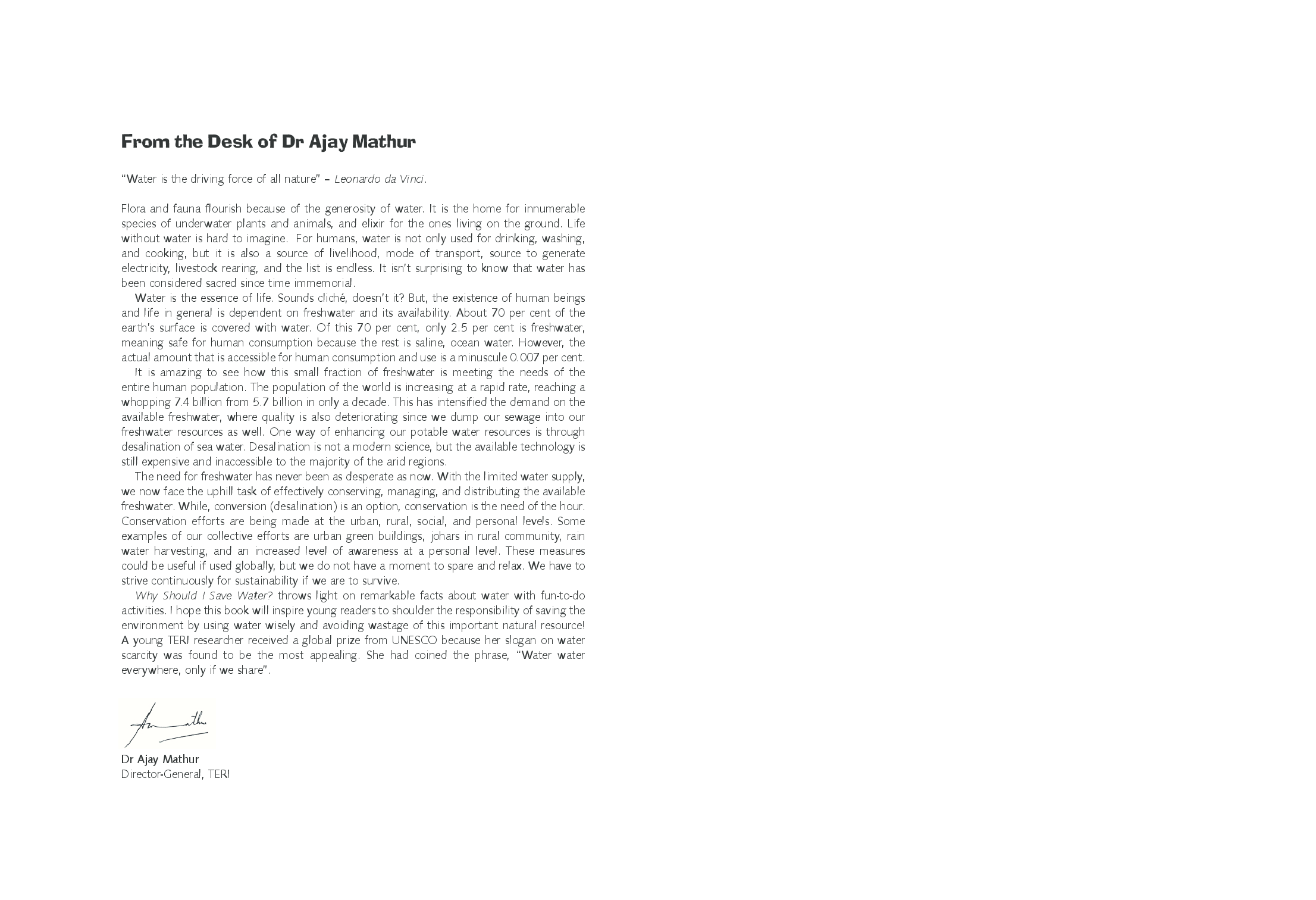 Why Should I Save Water? (A Smart kid\'s guide to a green world) - Page 2