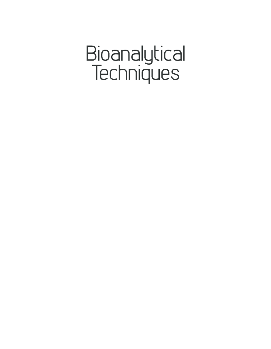 Bioanalytical Techniques  - Page 2
