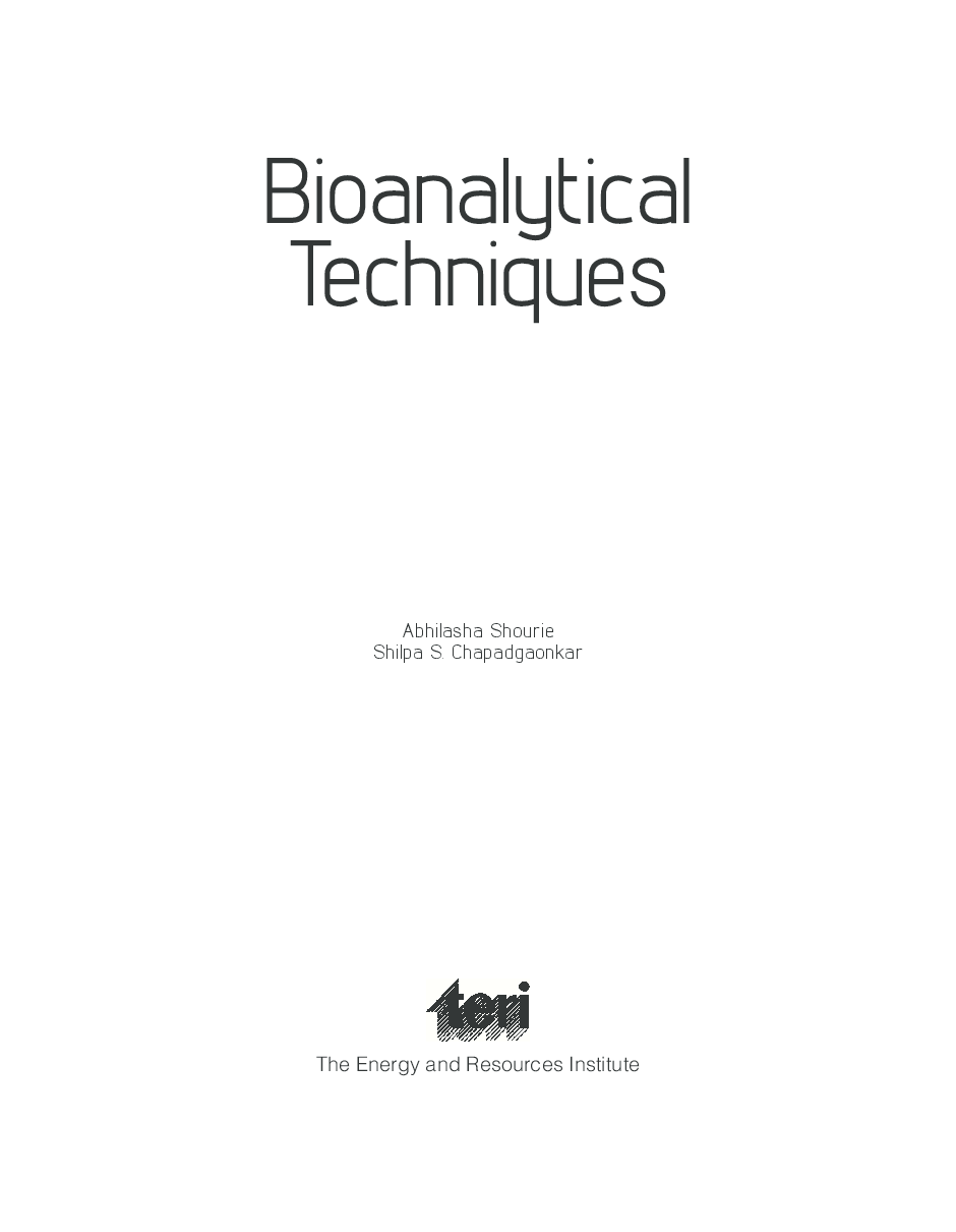 Bioanalytical Techniques  - Page 4