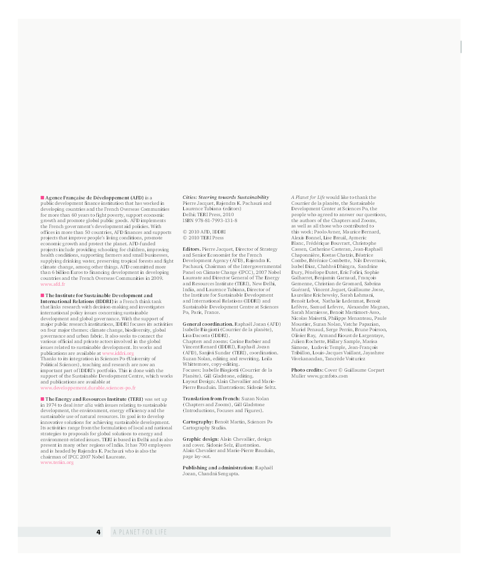 Cities : steering towards sustainability - Page 5