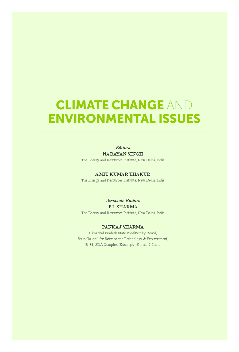 Climate Change and Environmental Issues - Page 4