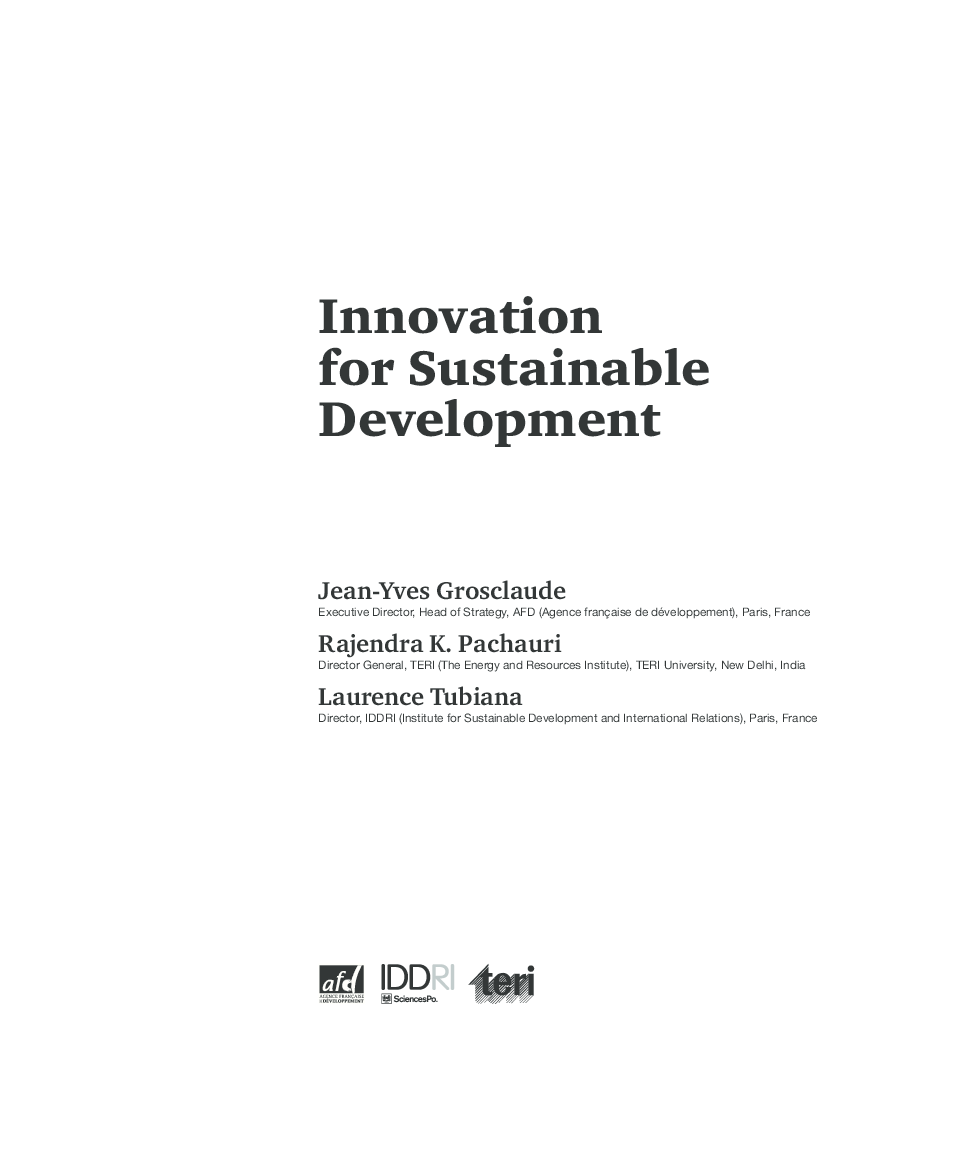 Innovation for Sustainable Development - Page 2