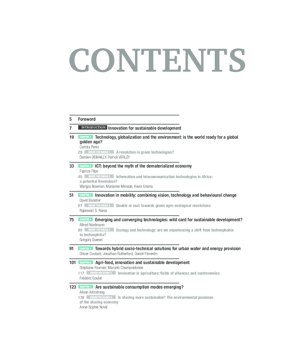 Innovation for Sustainable Development - Page 3