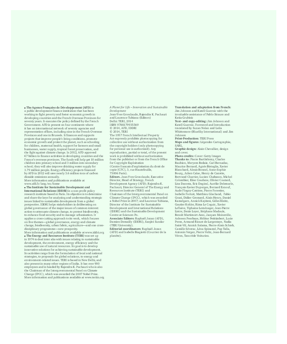 Innovation for Sustainable Development - Page 5