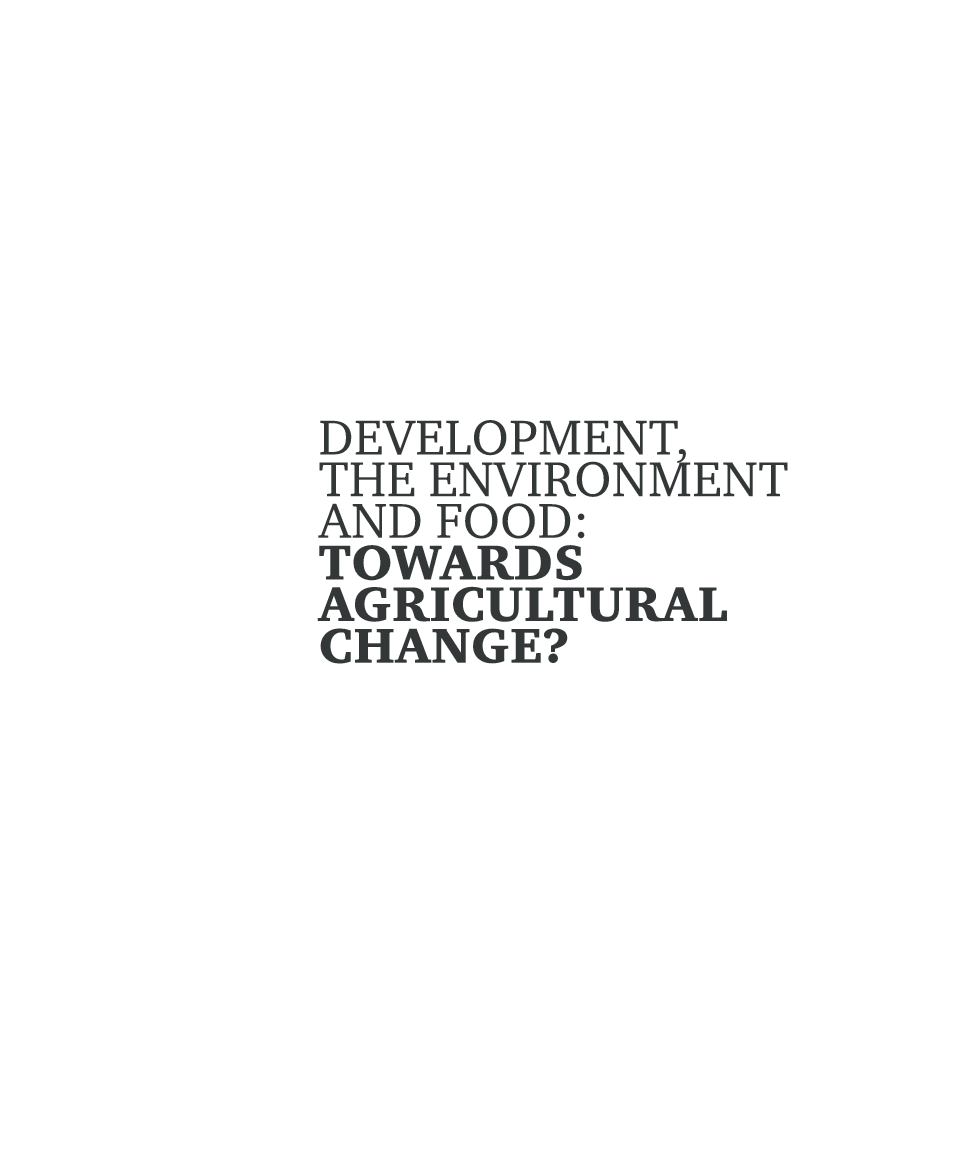 Towards Agricultural Change? - Page 2