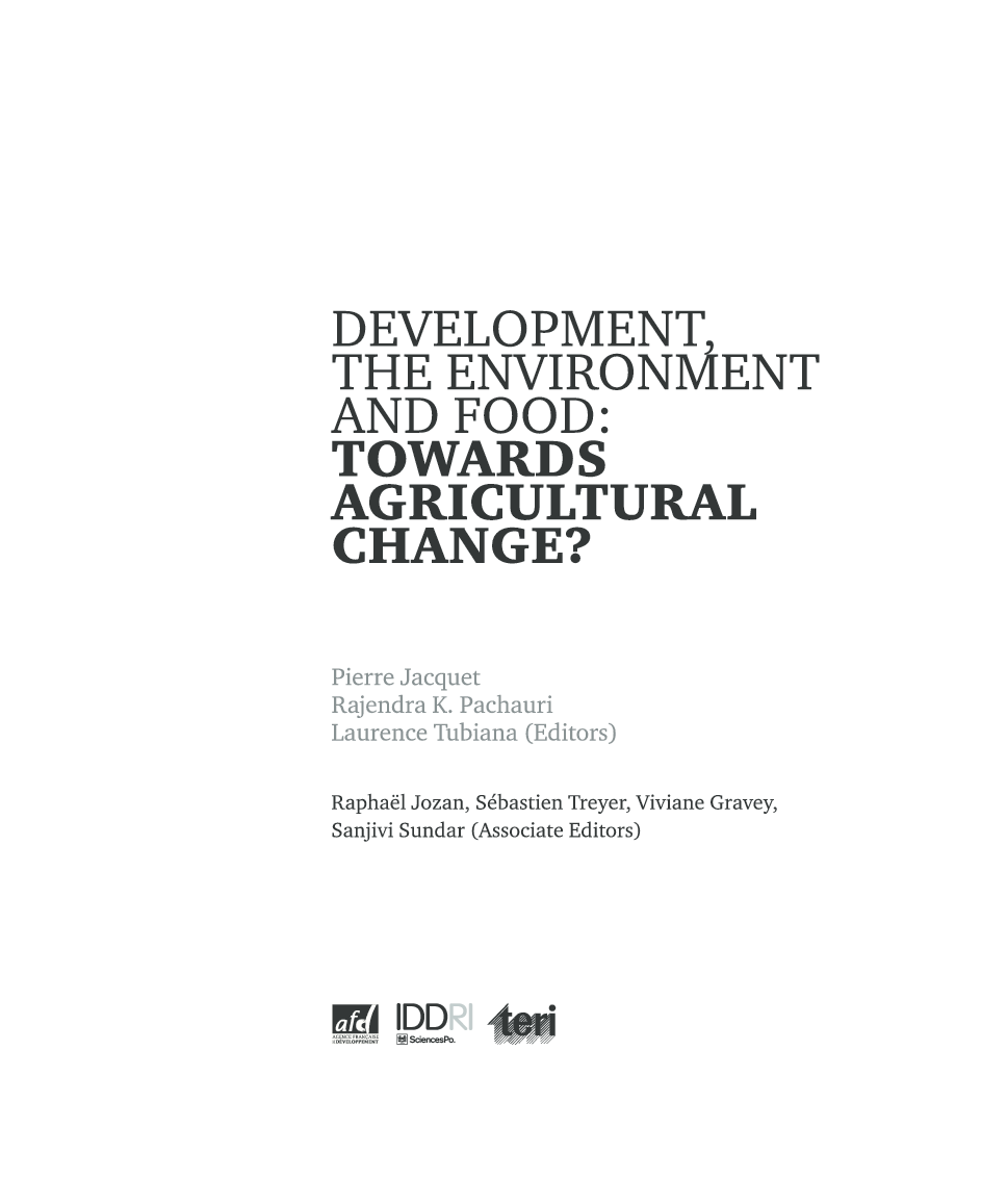 Towards Agricultural Change? - Page 4