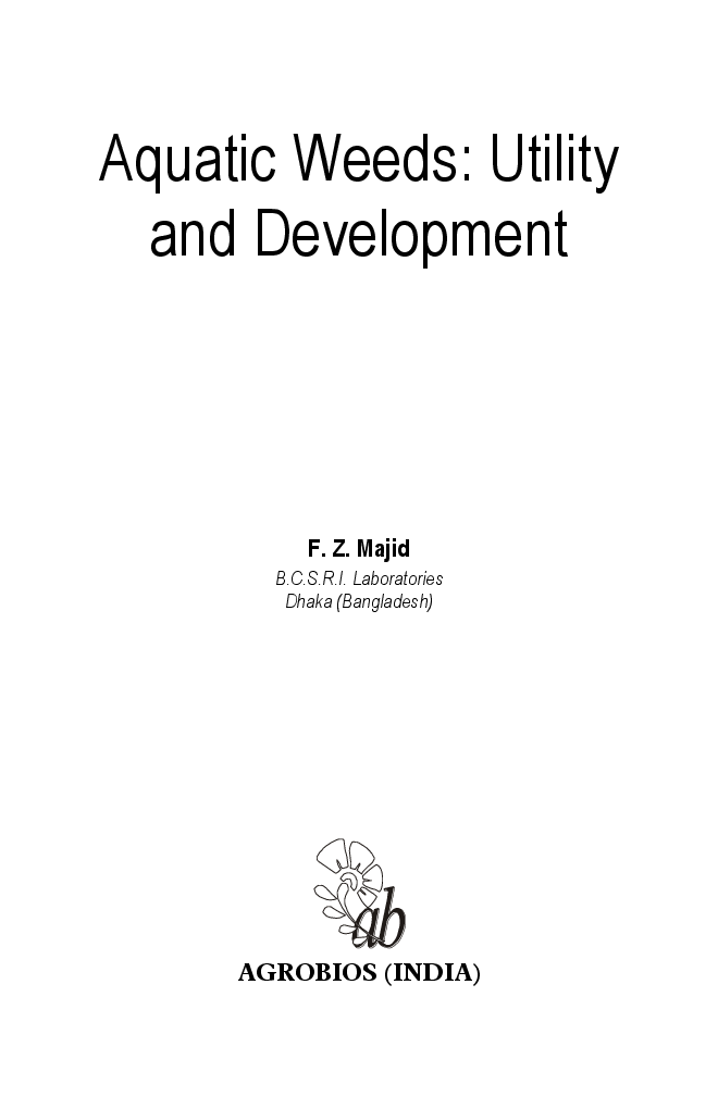Aquatic Weeds : Utility and Development - Page 2