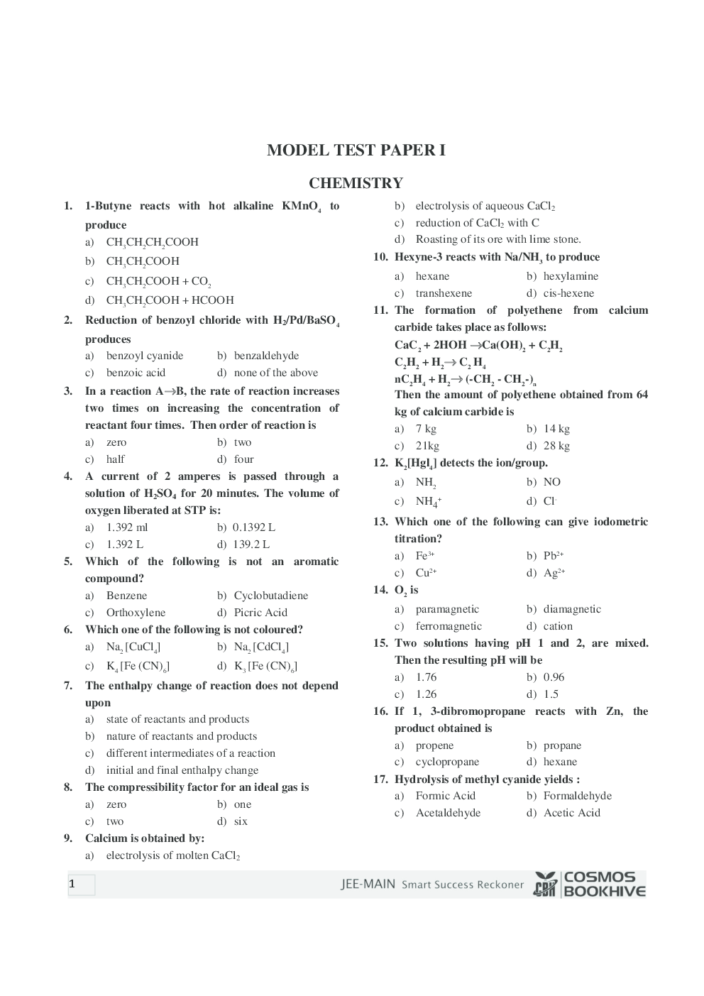 CBSE JEE Main Smart Success Reckoner - Page 2
