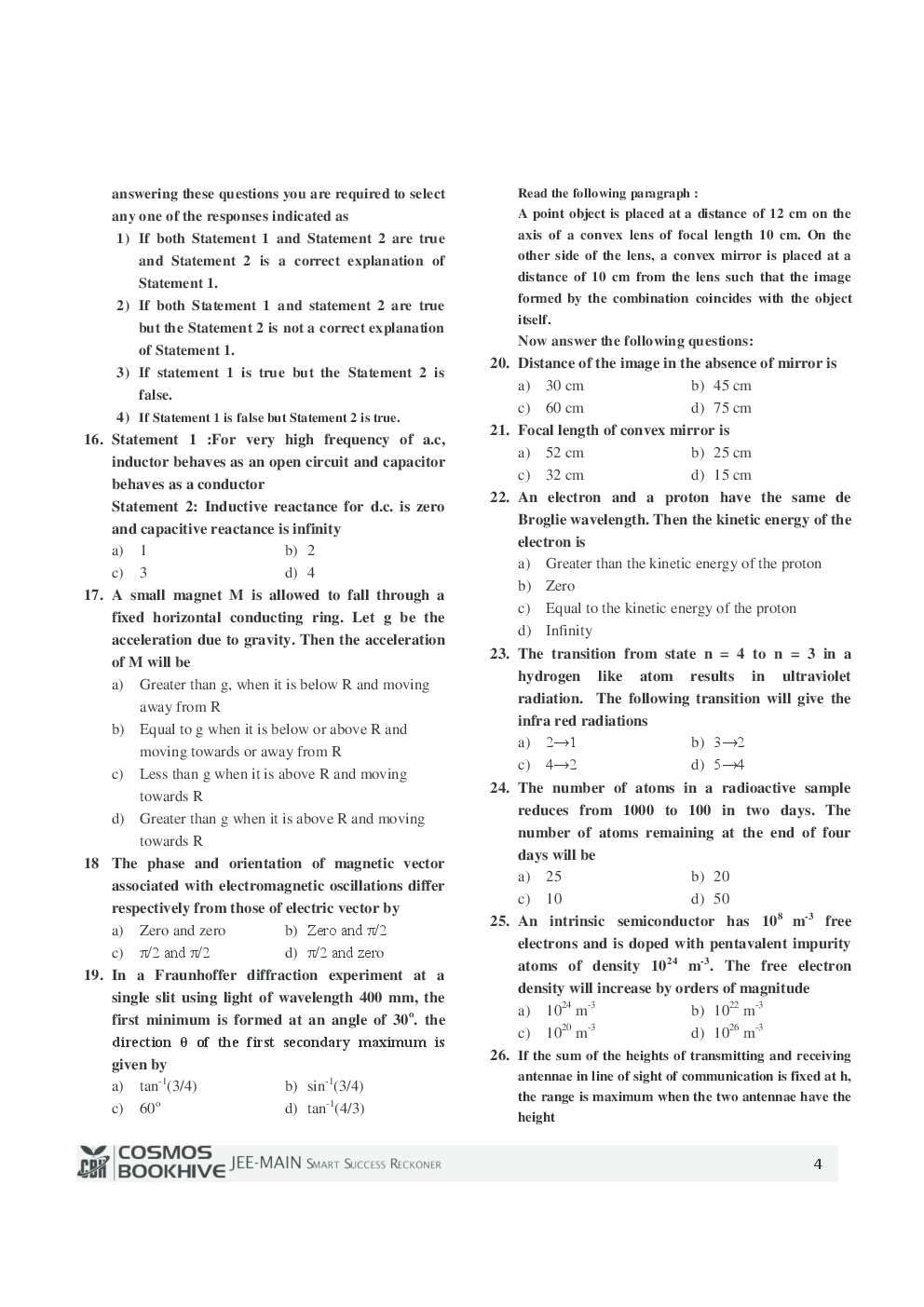 CBSE JEE Main Smart Success Reckoner - Page 5